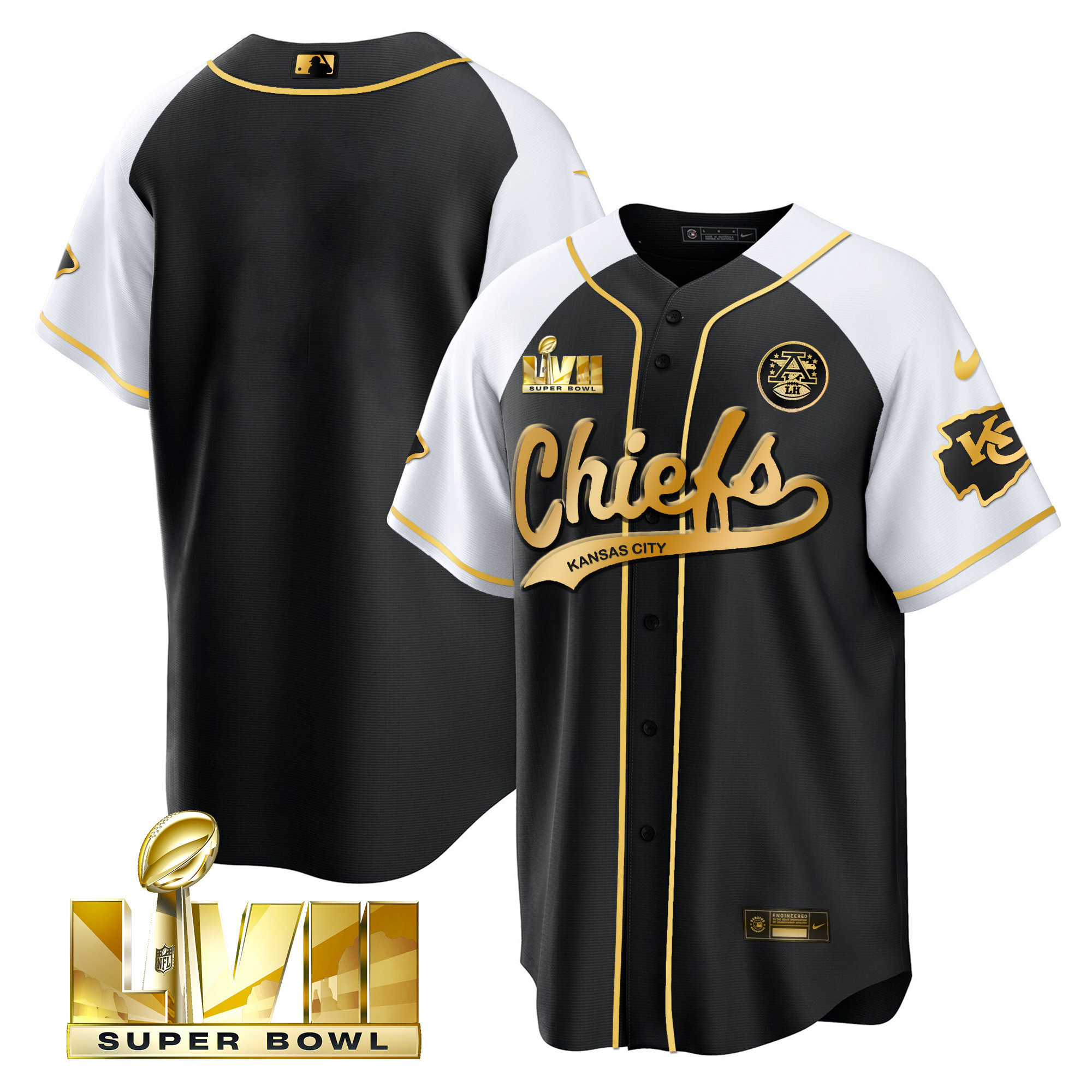 Men's Chiefs Super Bowl LVII Alternate Cool Base Jersey - All Stitched - Image 28