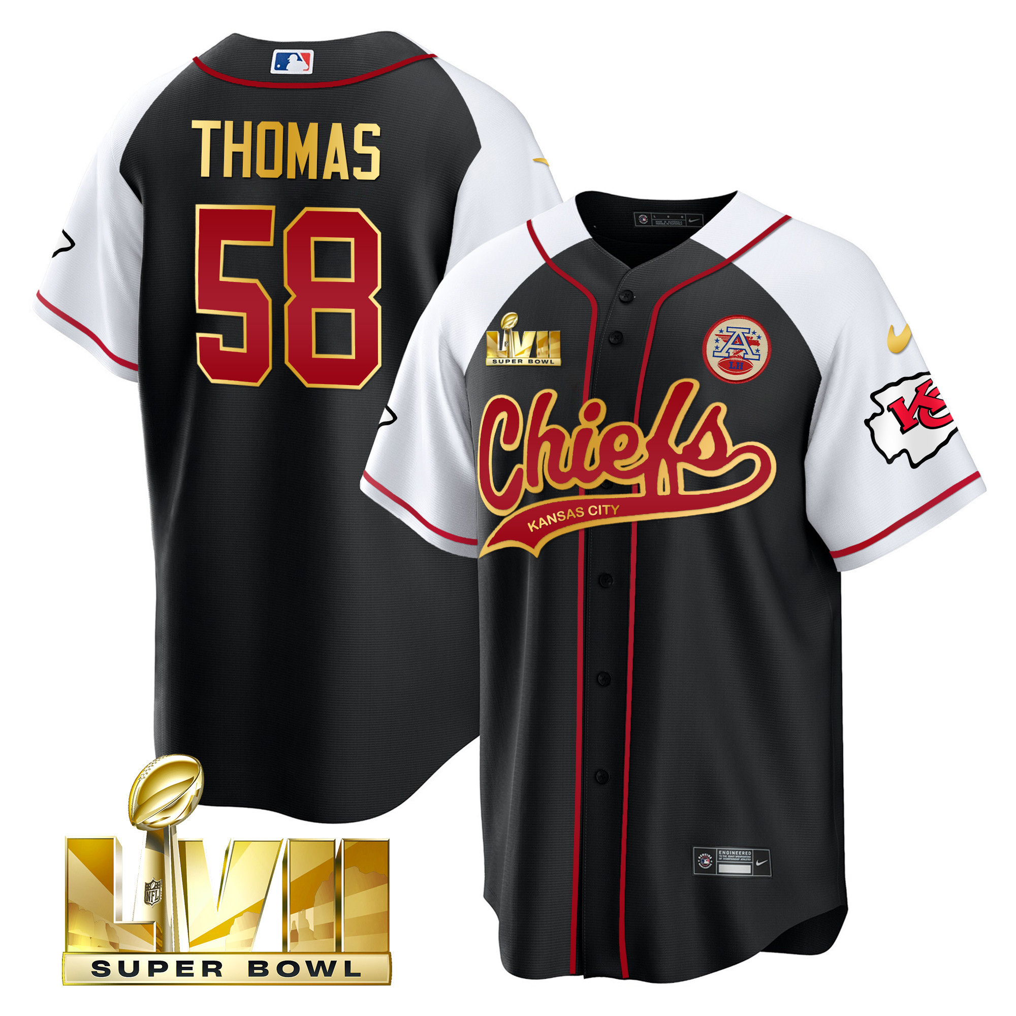 Men's Chiefs Super Bowl LVII Alternate Cool Base Jersey - All Stitched - Image 32