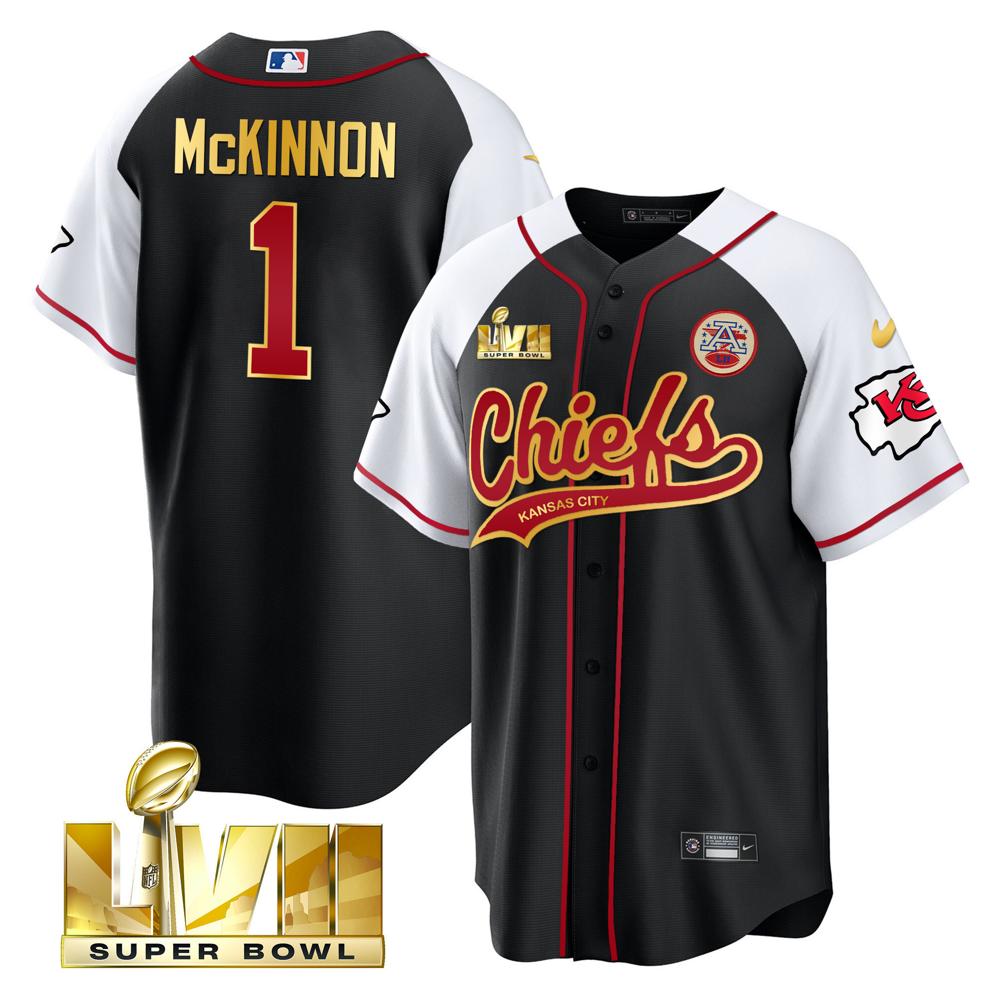 Men's Chiefs Super Bowl LVII Alternate Cool Base Jersey - All Stitched - Image 33