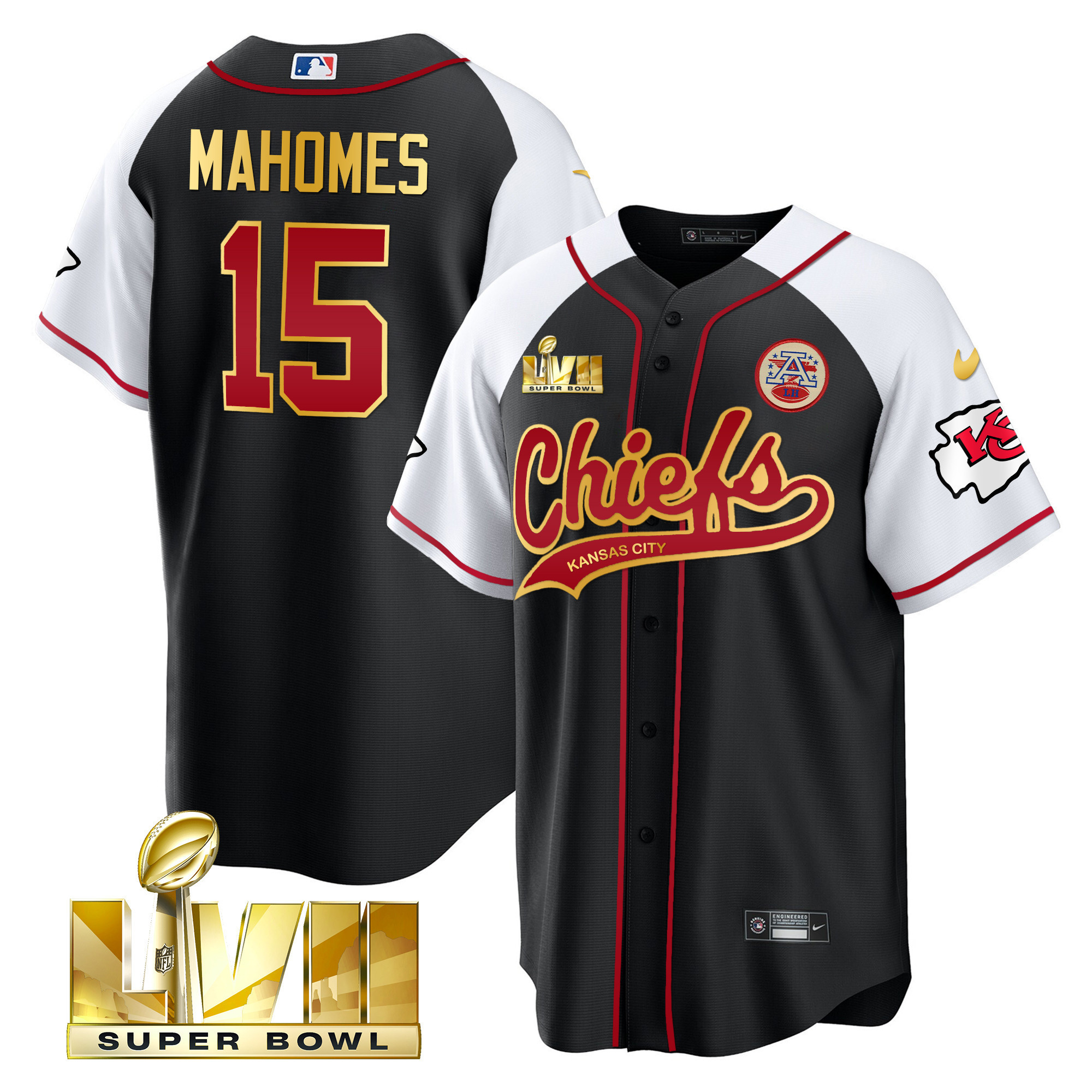 Men's Chiefs Super Bowl LVII Alternate Cool Base Jersey - All Stitched - Image 29