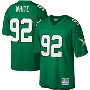 Reggie White Philadelphia Eagles Kelly Green Legacy Jersey - All Stitched