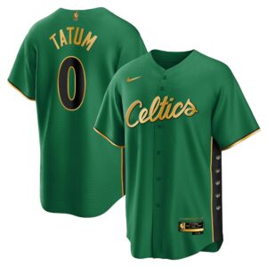 Men's Boston Celtics Baseball Jersey - All Stitched