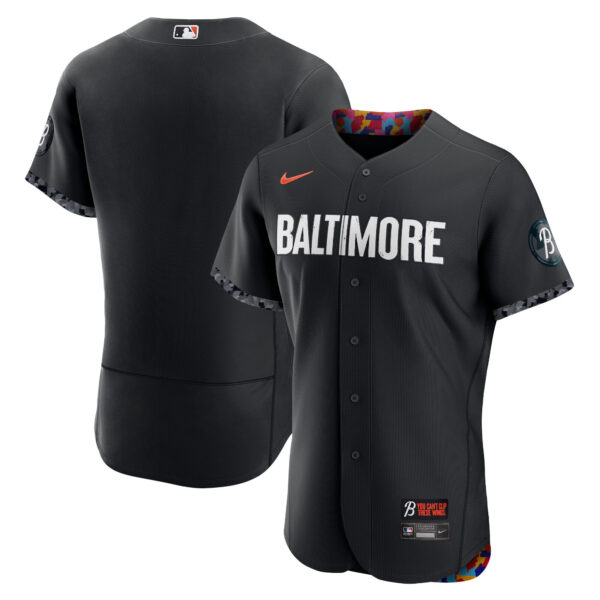 Men's Baltimore Orioles 2023 City Connect Jersey - All Stitched - Image 7