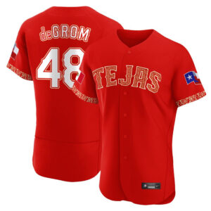 Men’s Texas Rangers Mexican Heritage Night Jersey – All Stitched