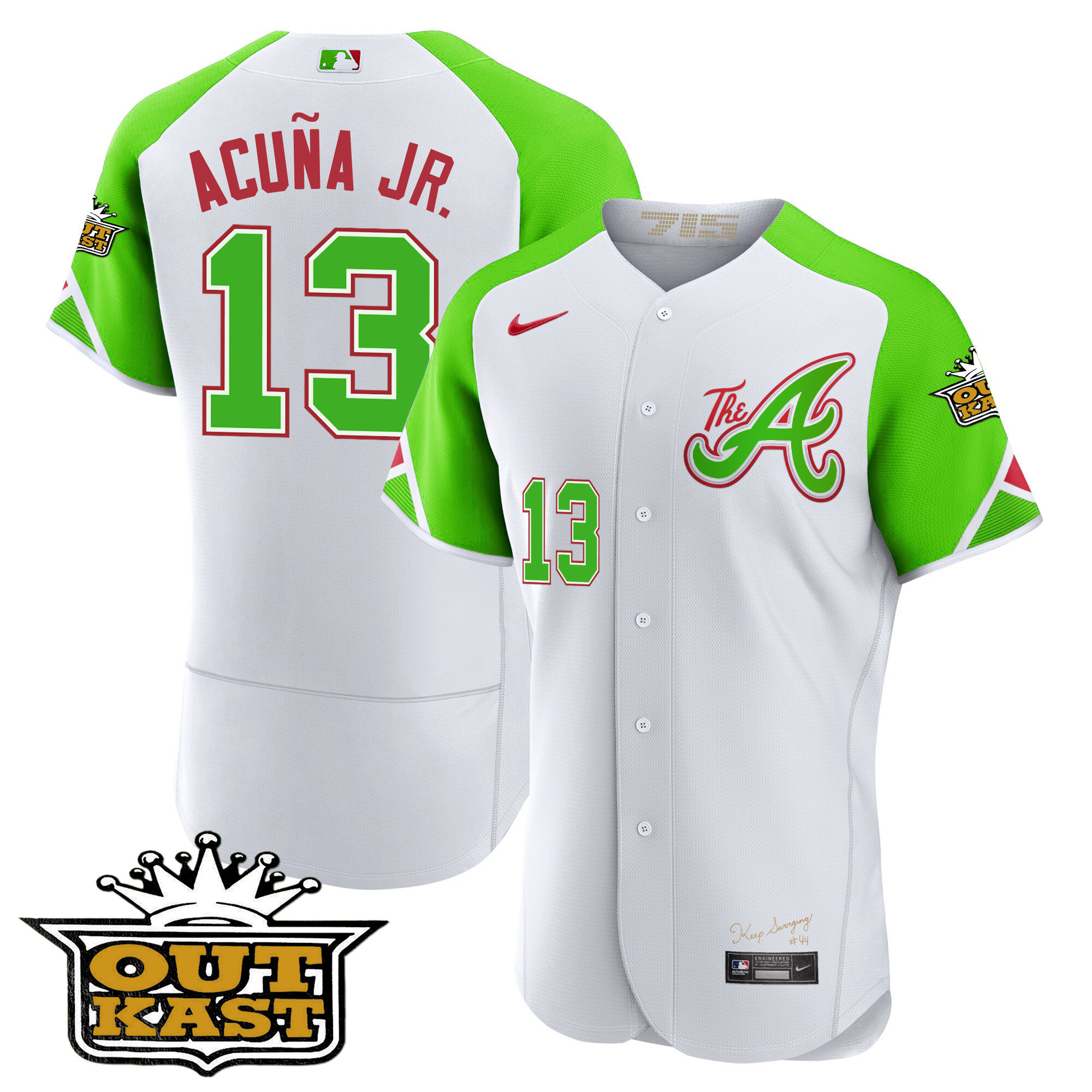 Youth's Atlanta Braves Atliens City Connect Flex Base Jersey – All Stitched