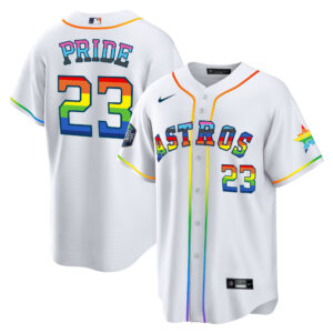 Men's Houston Astros 2023 Cool Base Pride Jersey - Stitched