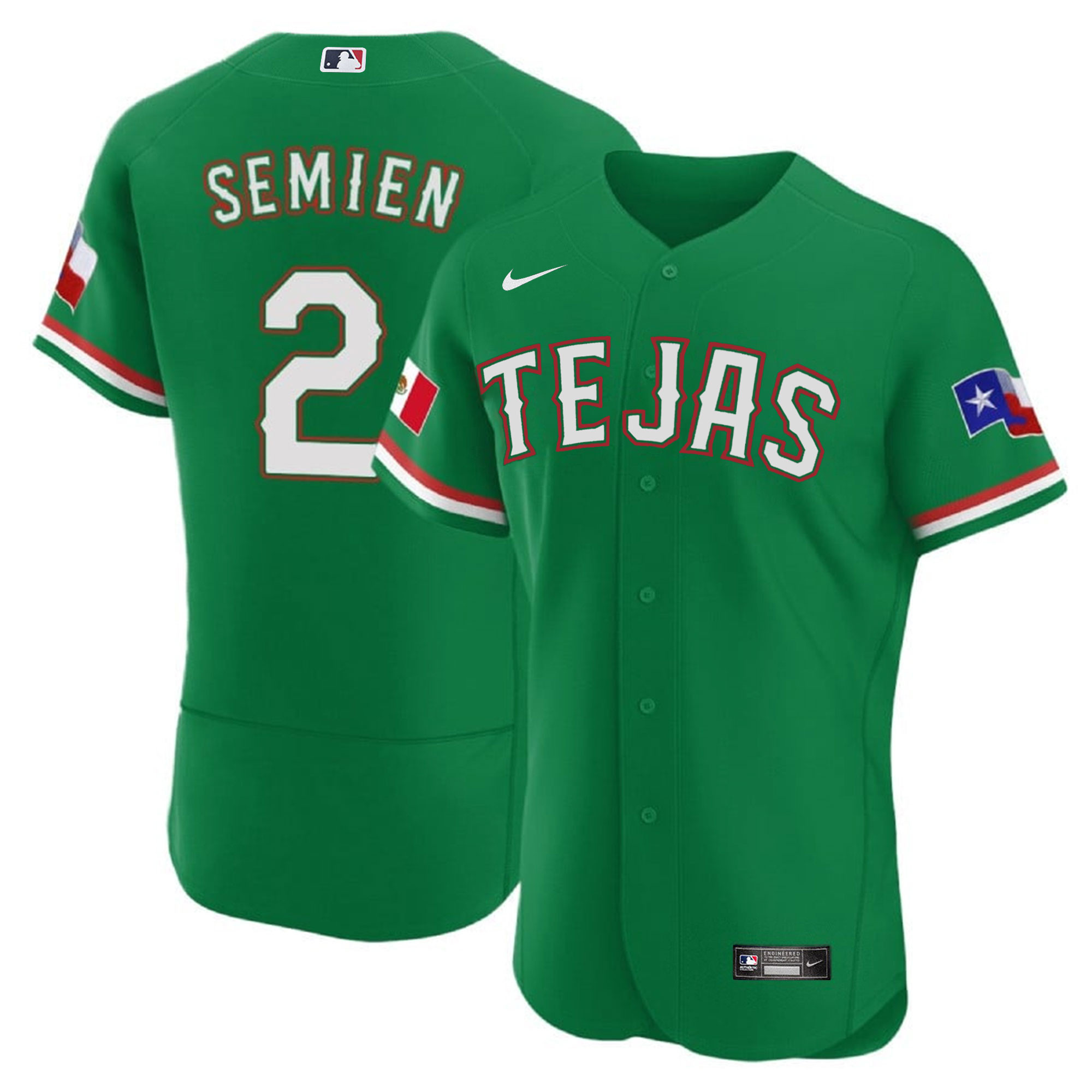 Men's Texas Rangers Mexican Flex Base Jersey - All Stitched - Image 26