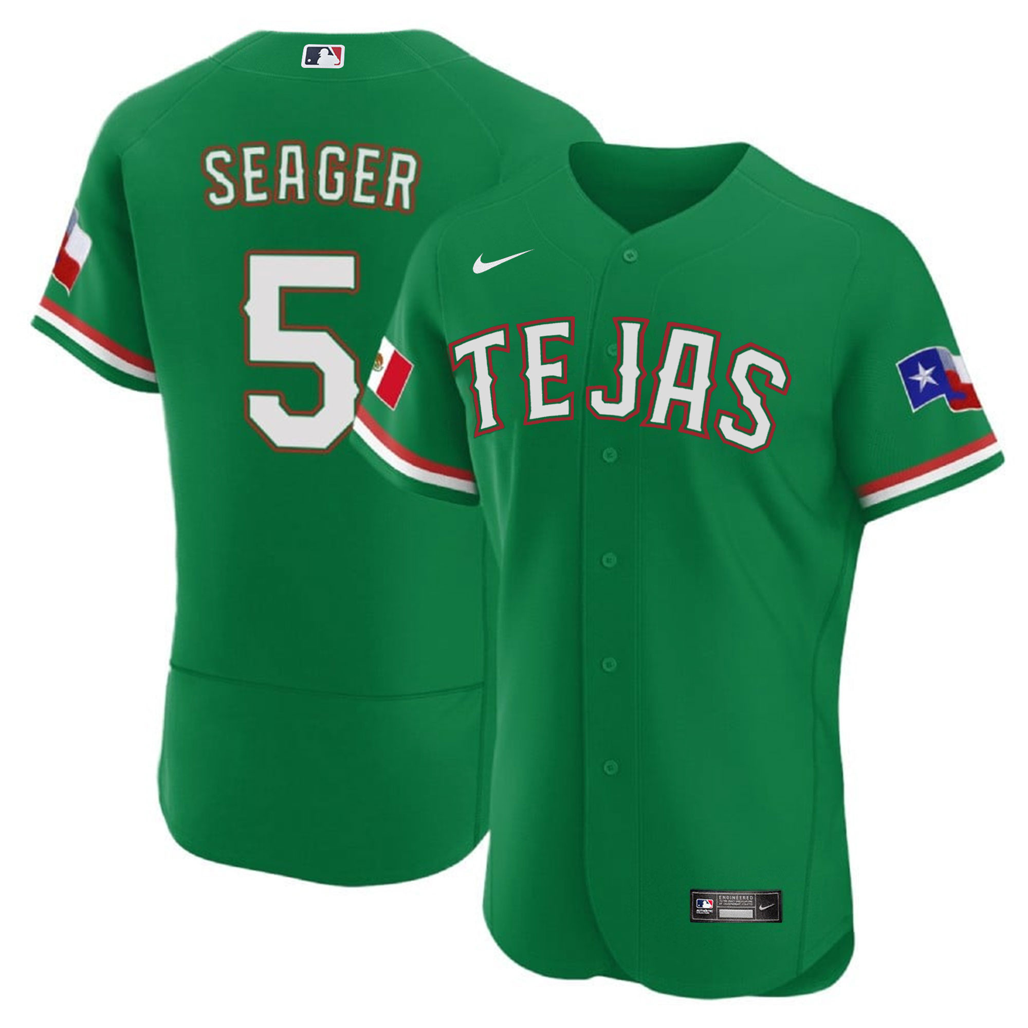 Men's Texas Rangers Mexican Flex Base Jersey - All Stitched - Image 25