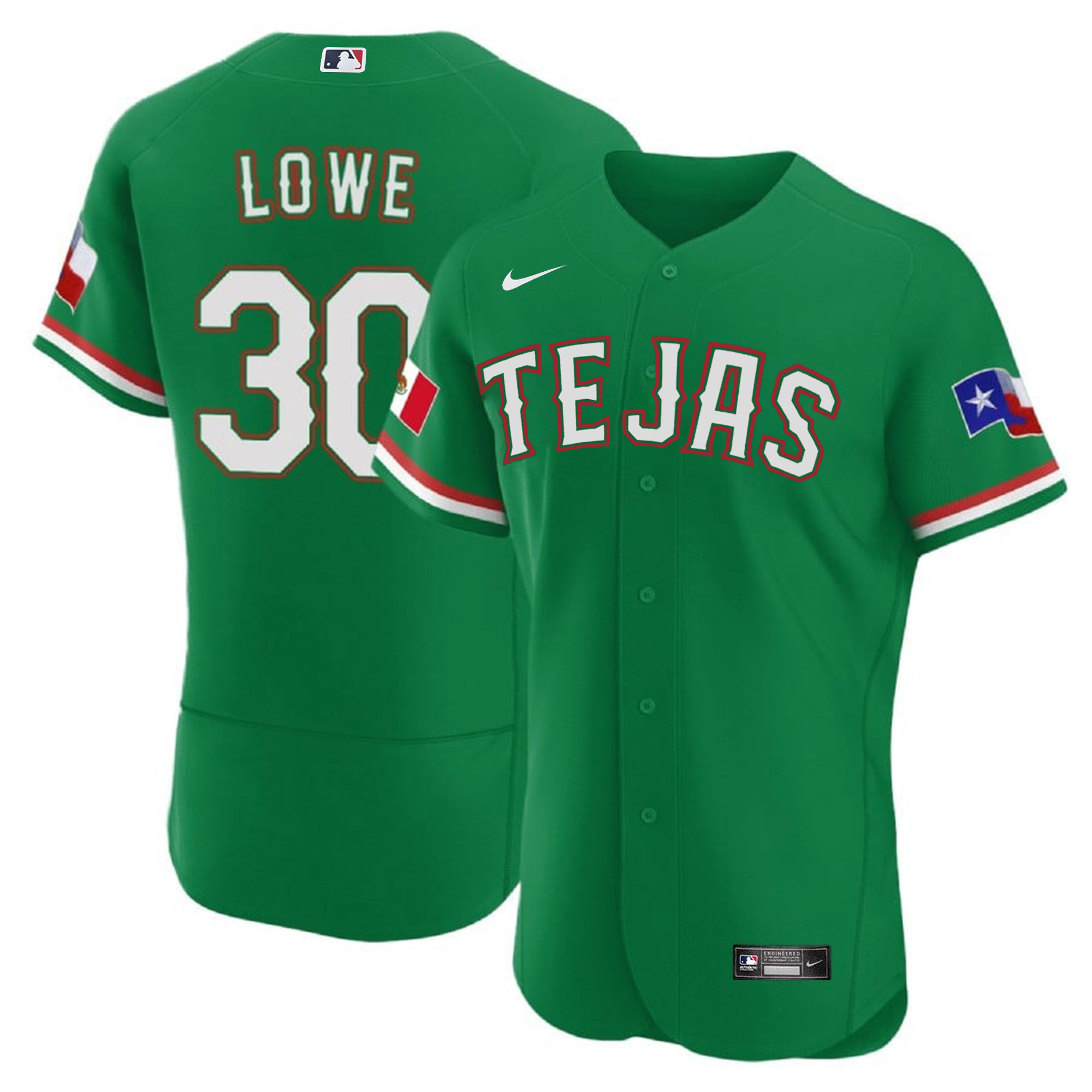 Men's Texas Rangers Mexican Flex Base Jersey - All Stitched - Image 27