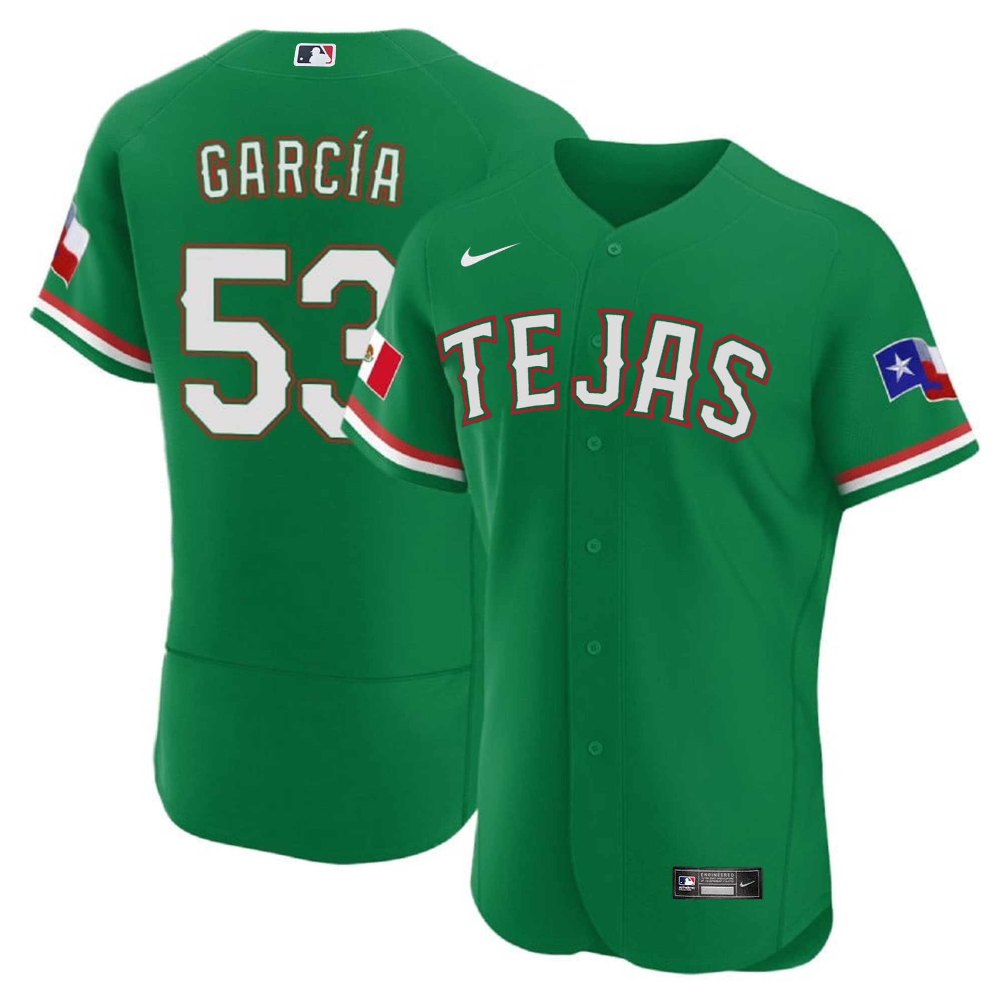 Men's Texas Rangers Mexican Flex Base Jersey - All Stitched - Image 24