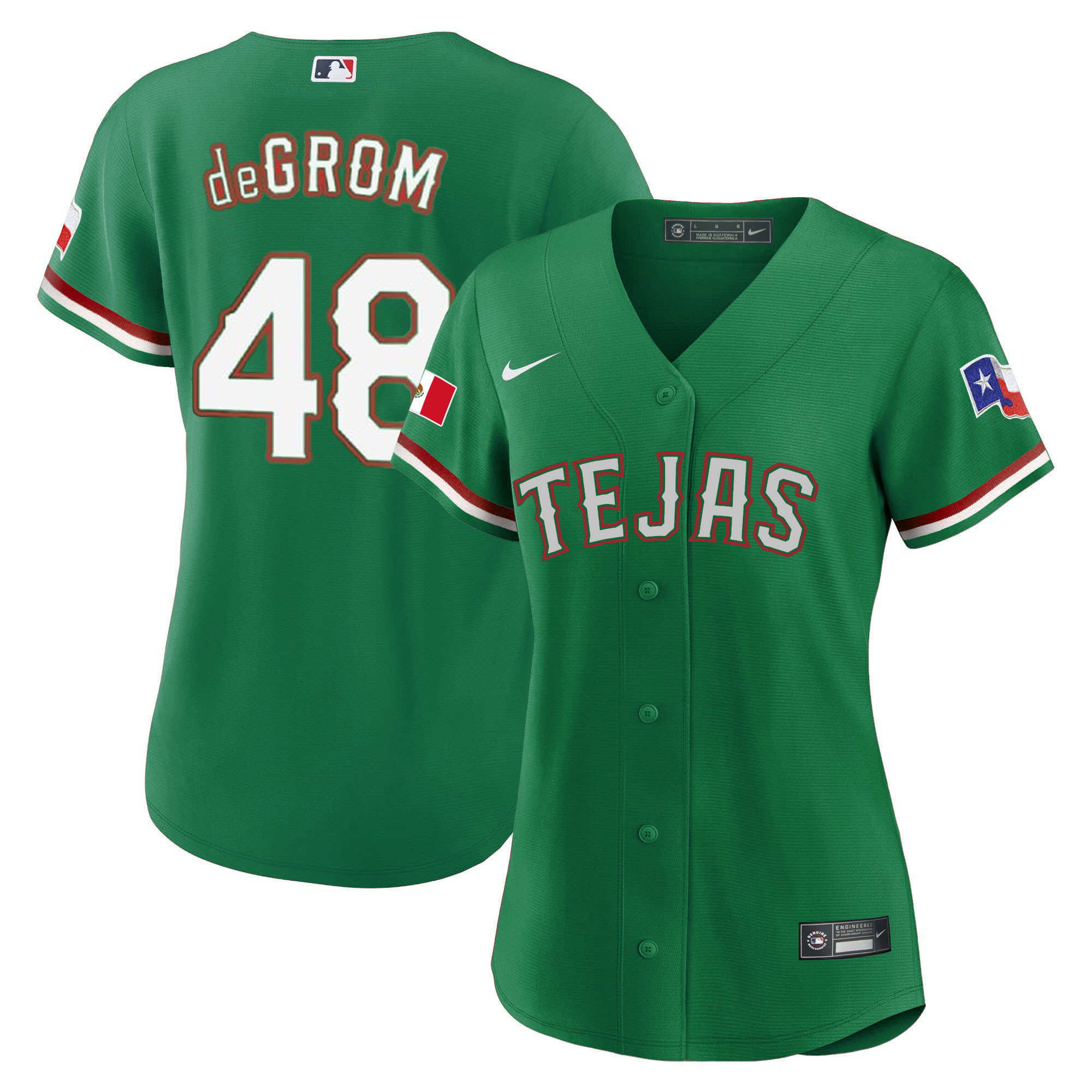 Women's Texas Rangers Mexican Jersey - All Stitched - Image 15