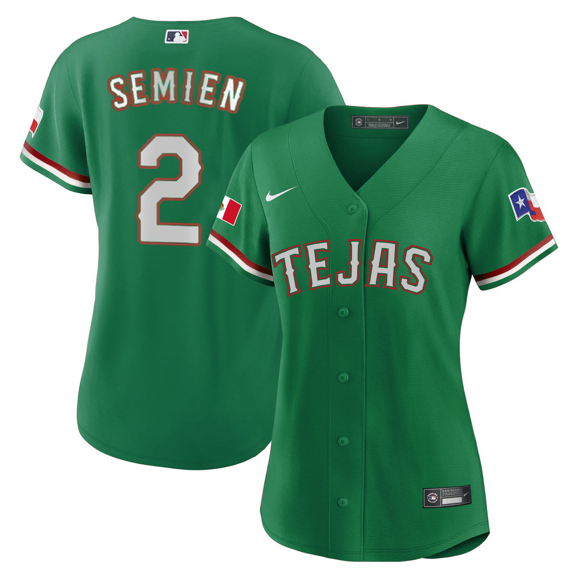 Women's Texas Rangers Mexican Jersey - All Stitched - Image 18