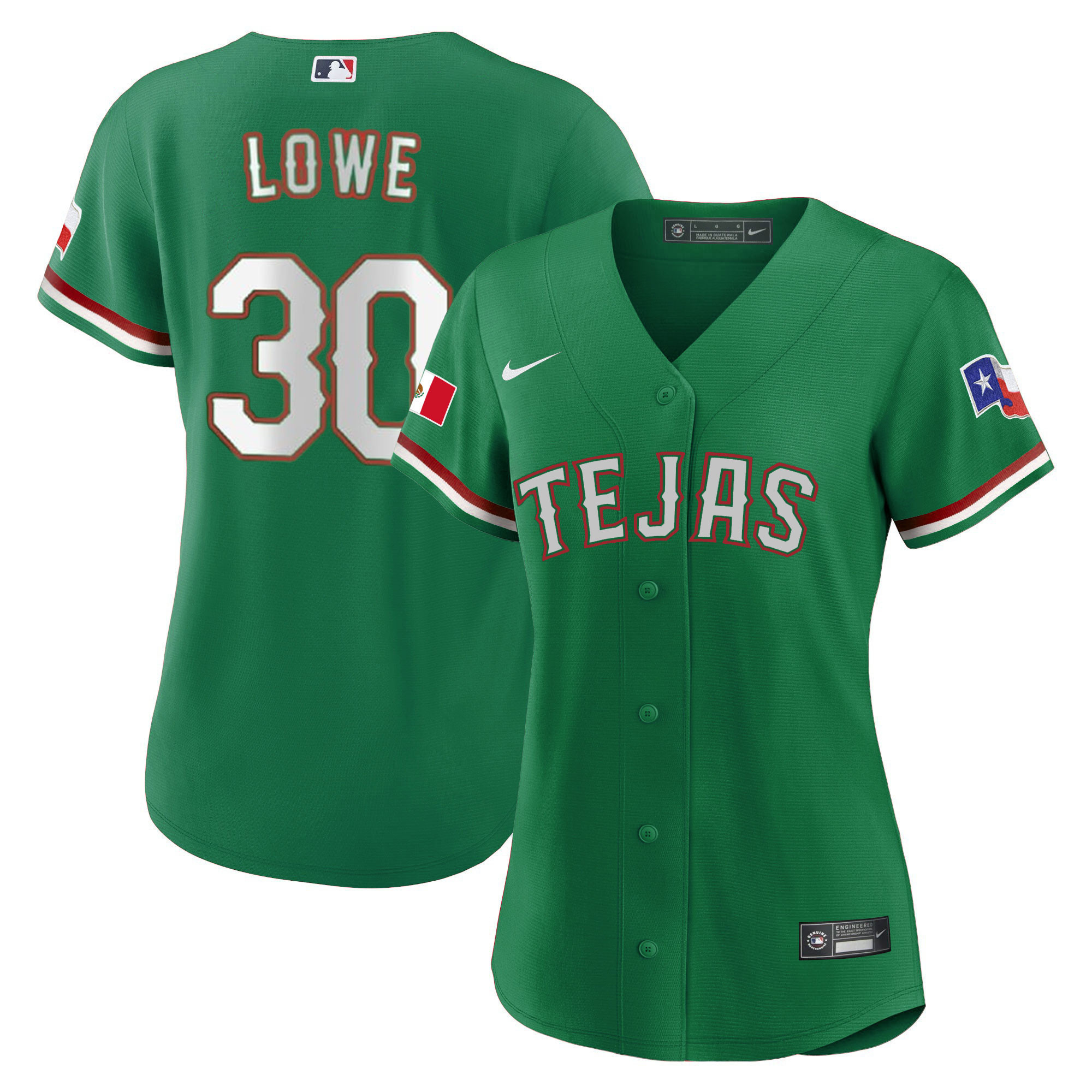 Women's Texas Rangers Mexican Jersey - All Stitched - Image 19