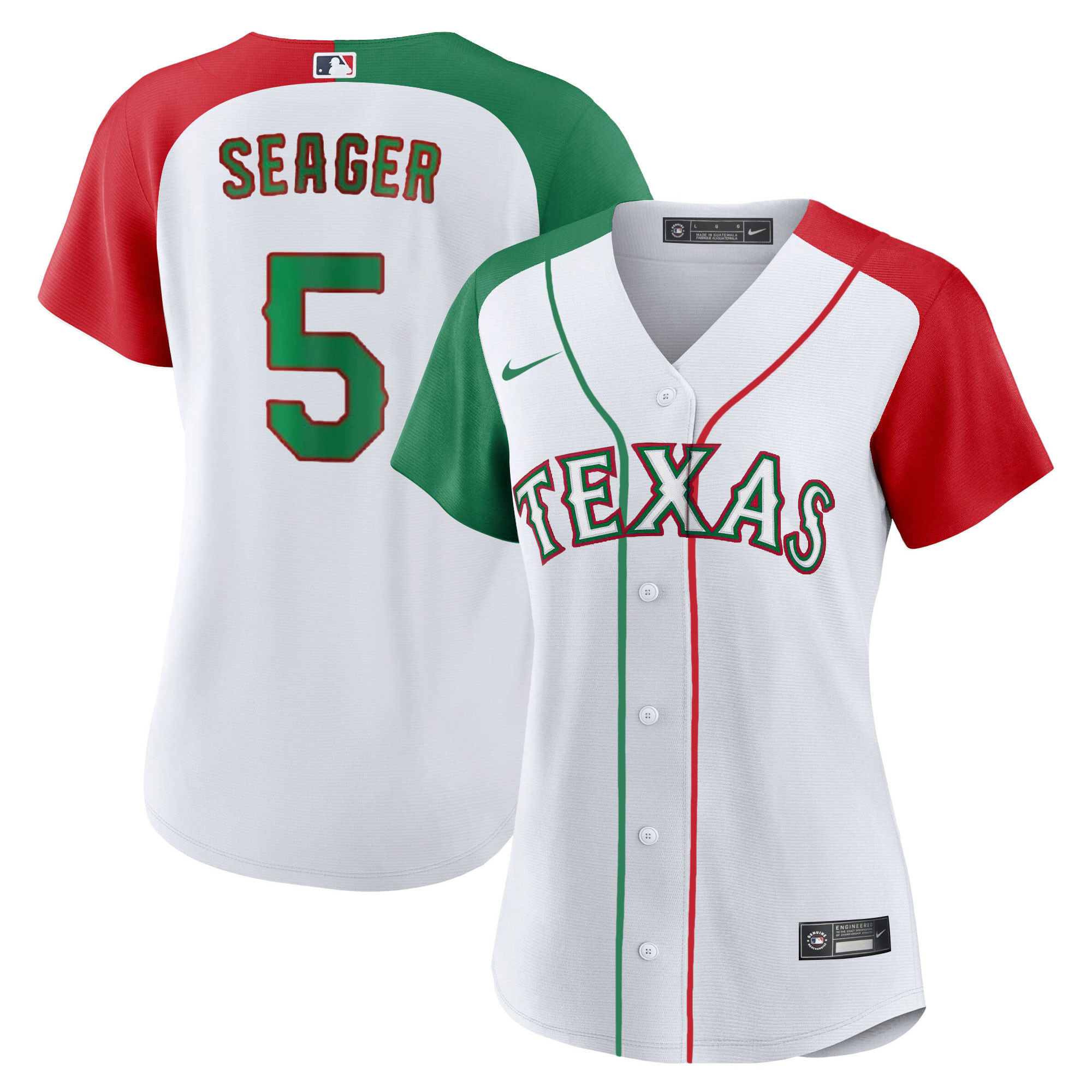 Women's Texas Rangers Mexican Jersey - All Stitched - Image 24