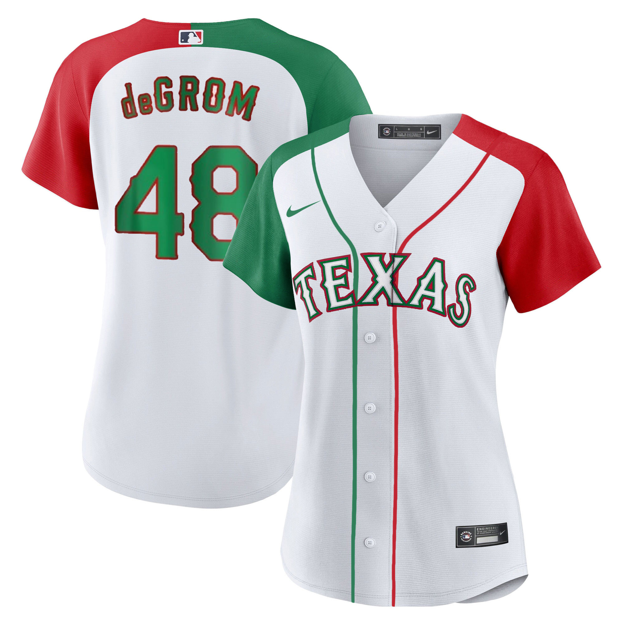 Women's Texas Rangers Mexican Jersey - All Stitched - Image 22