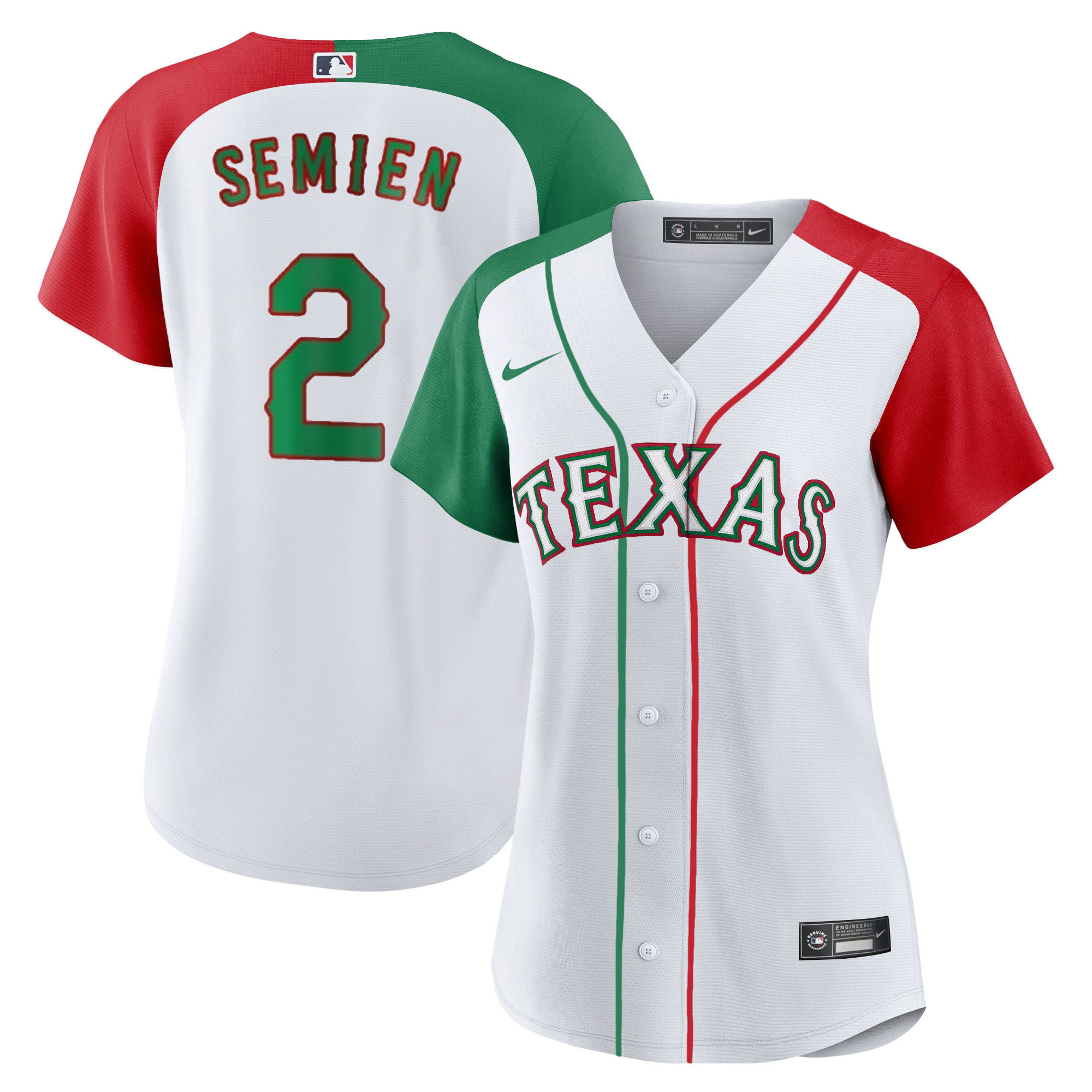Women's Texas Rangers Mexican Jersey - All Stitched - Image 25