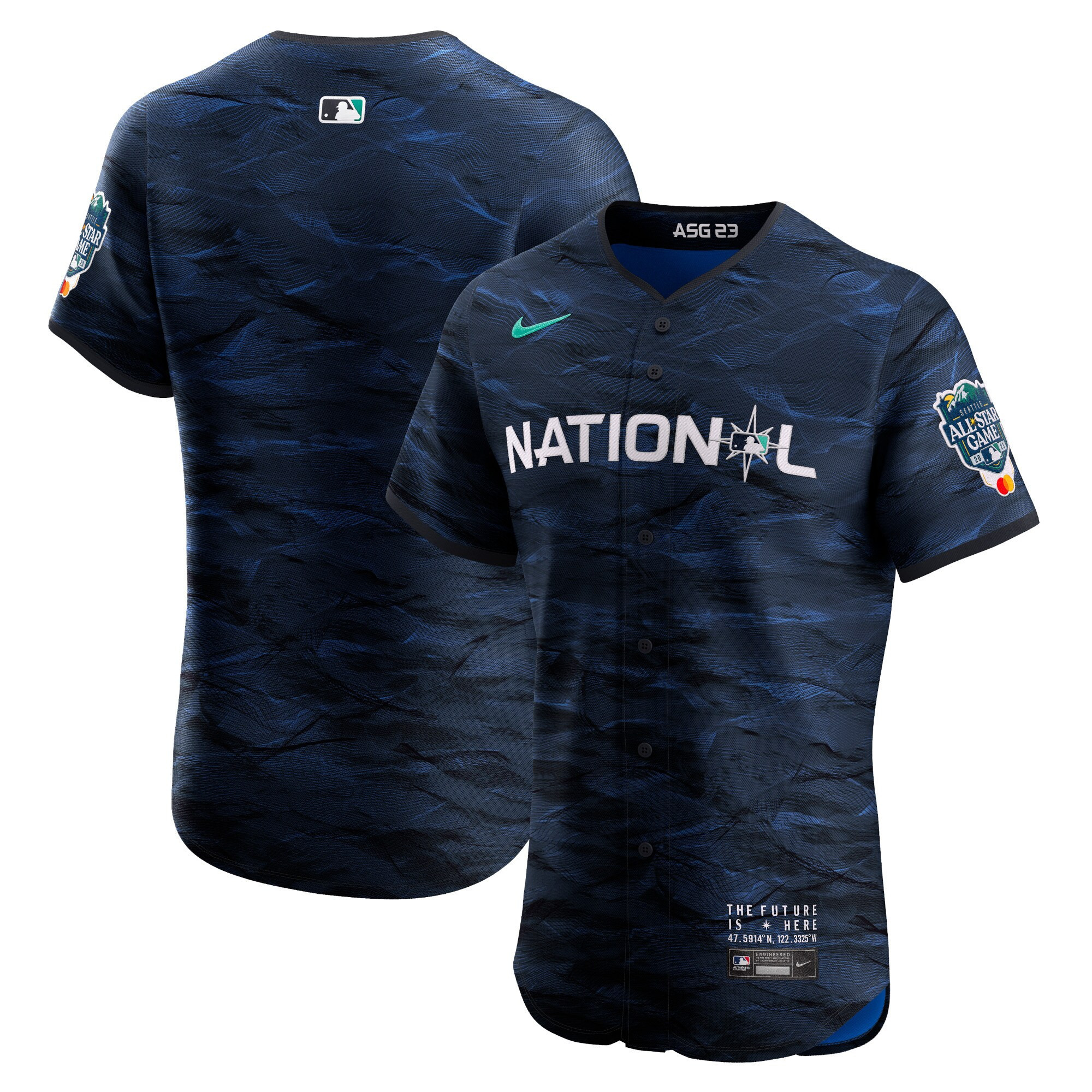 Men's National League 2023 All-Star Game Royal Jersey - All Stitched - Image 7