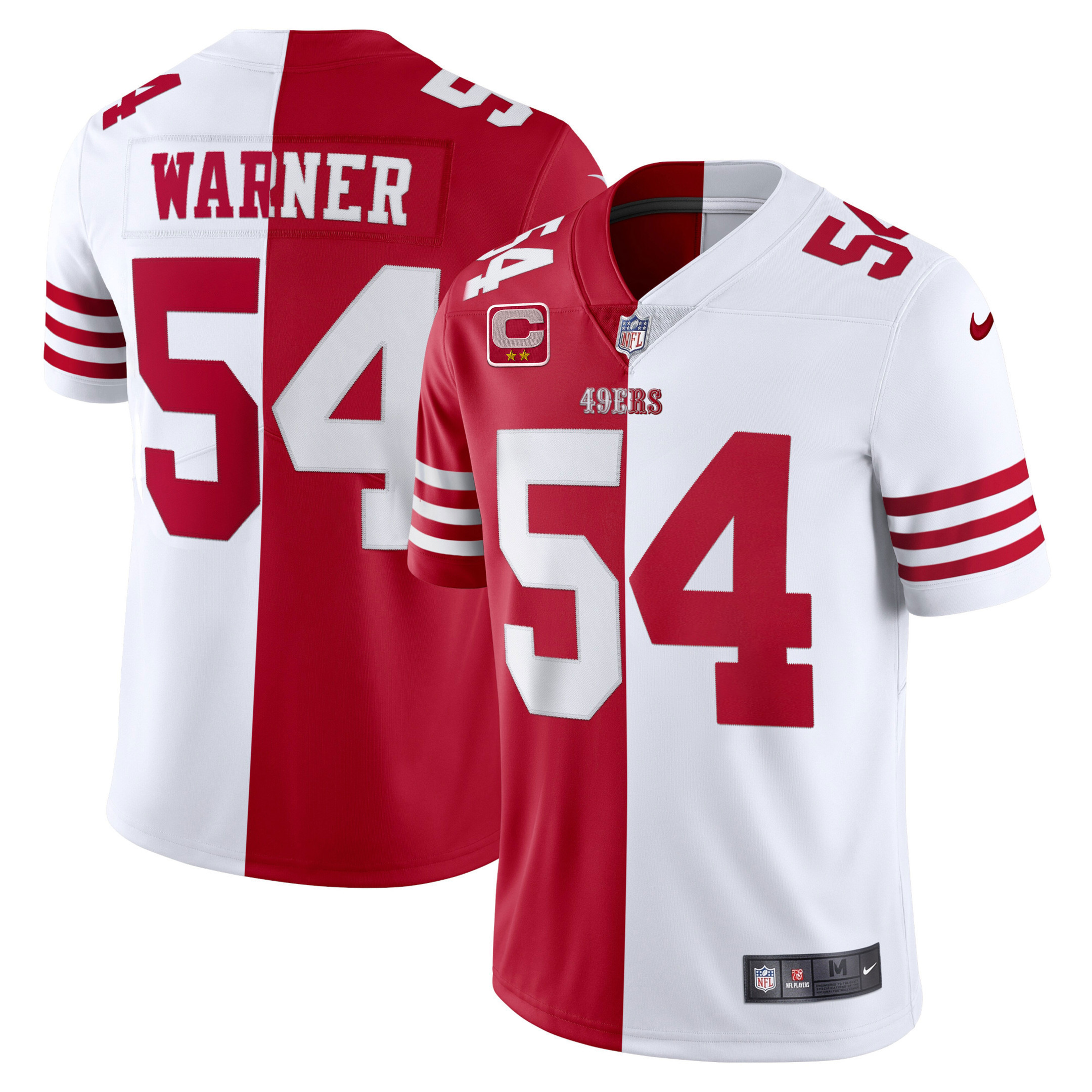Men's 49ers White Gold & Black Gold - All Stitched - Image 23