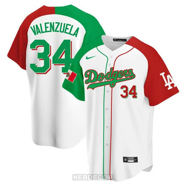 Men's Los Angeles Dodgers Mexican Heritage Jersey - Image 7