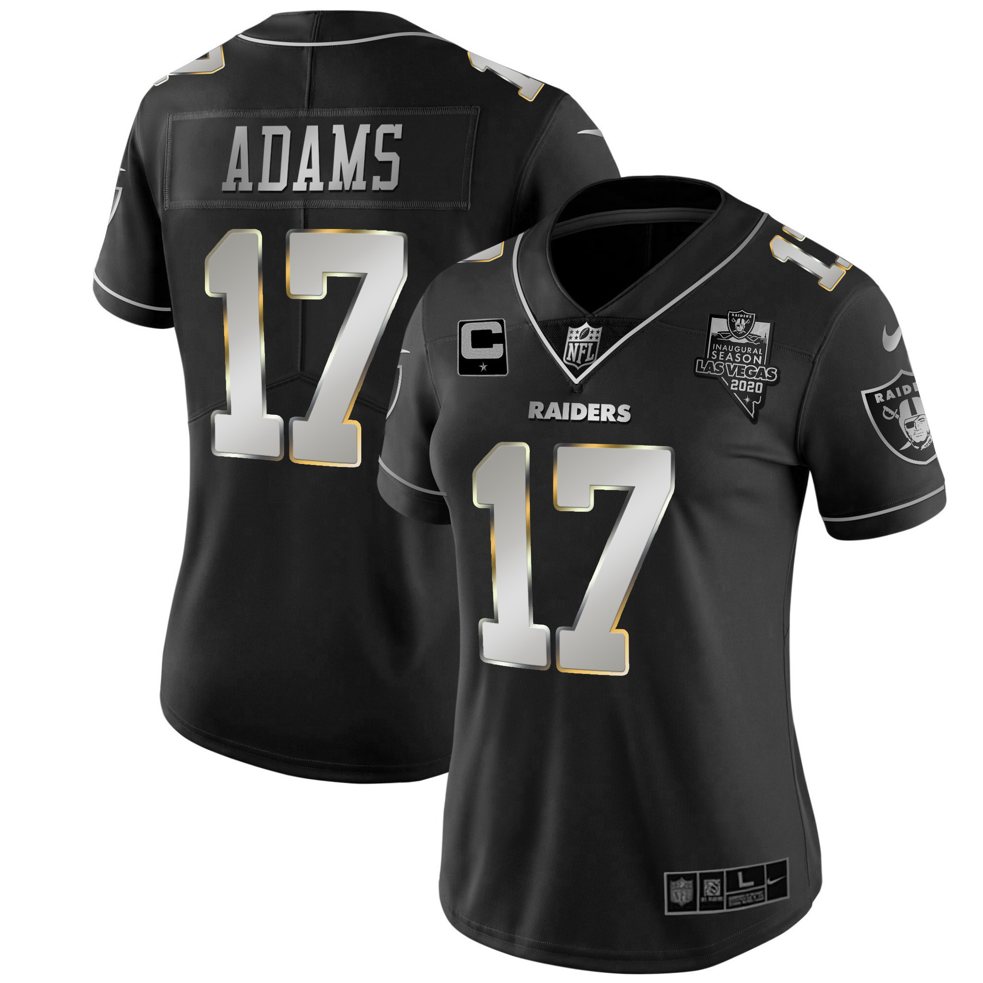 Women's Raiders Vapor Gold Jersey - All Stitched - Image 17
