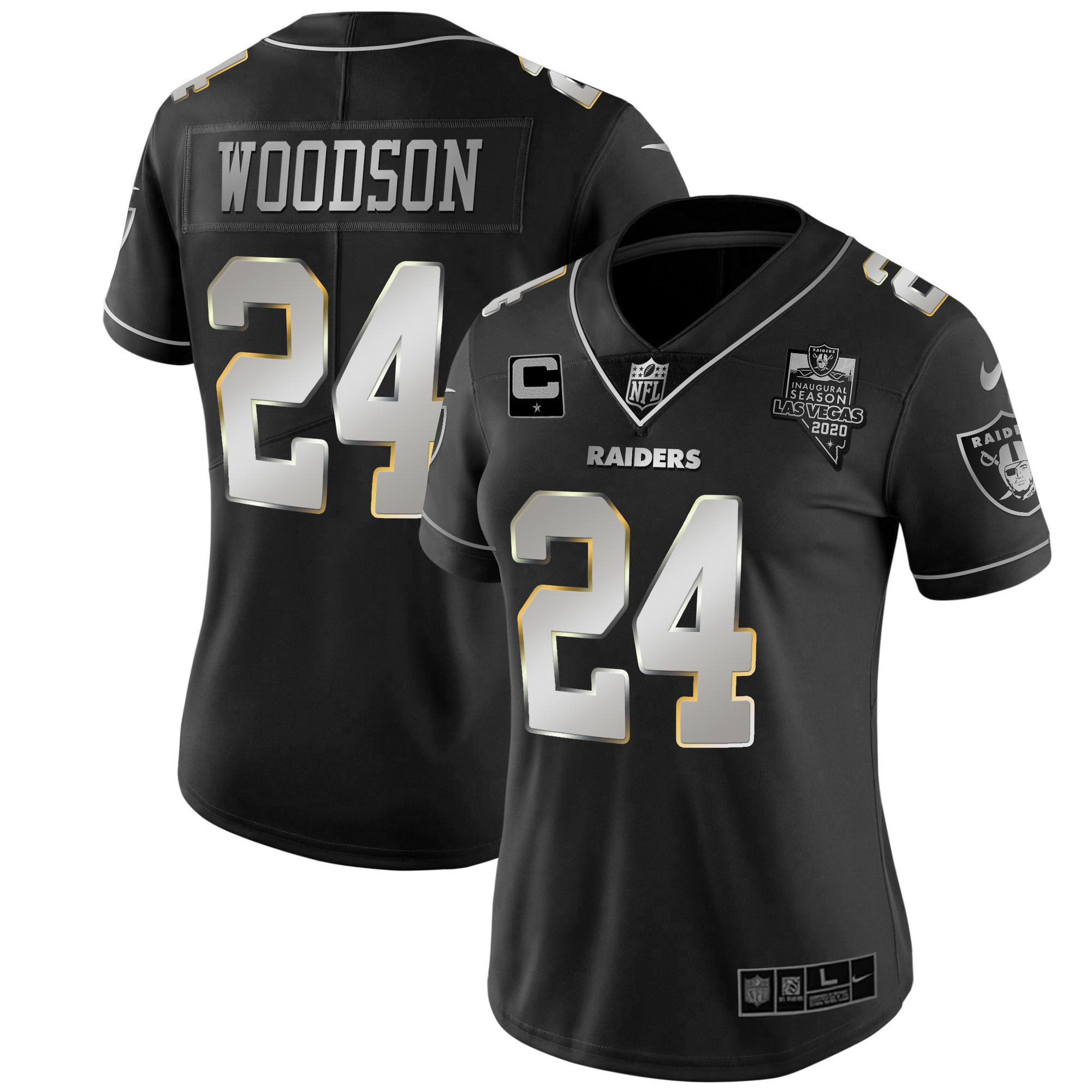 Women's Raiders Vapor Gold Jersey - All Stitched - Image 24