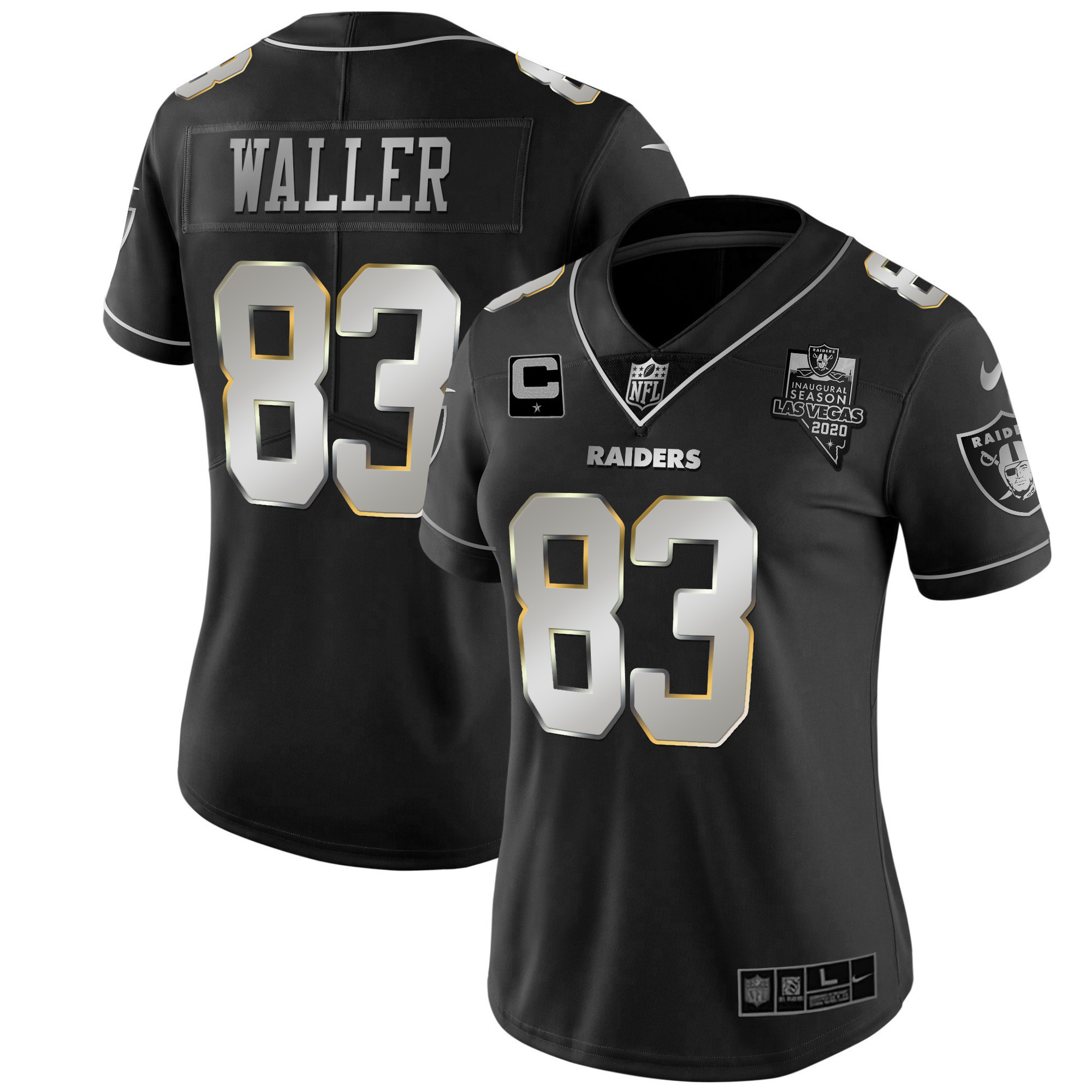 Women's Raiders Vapor Gold Jersey - All Stitched - Image 23