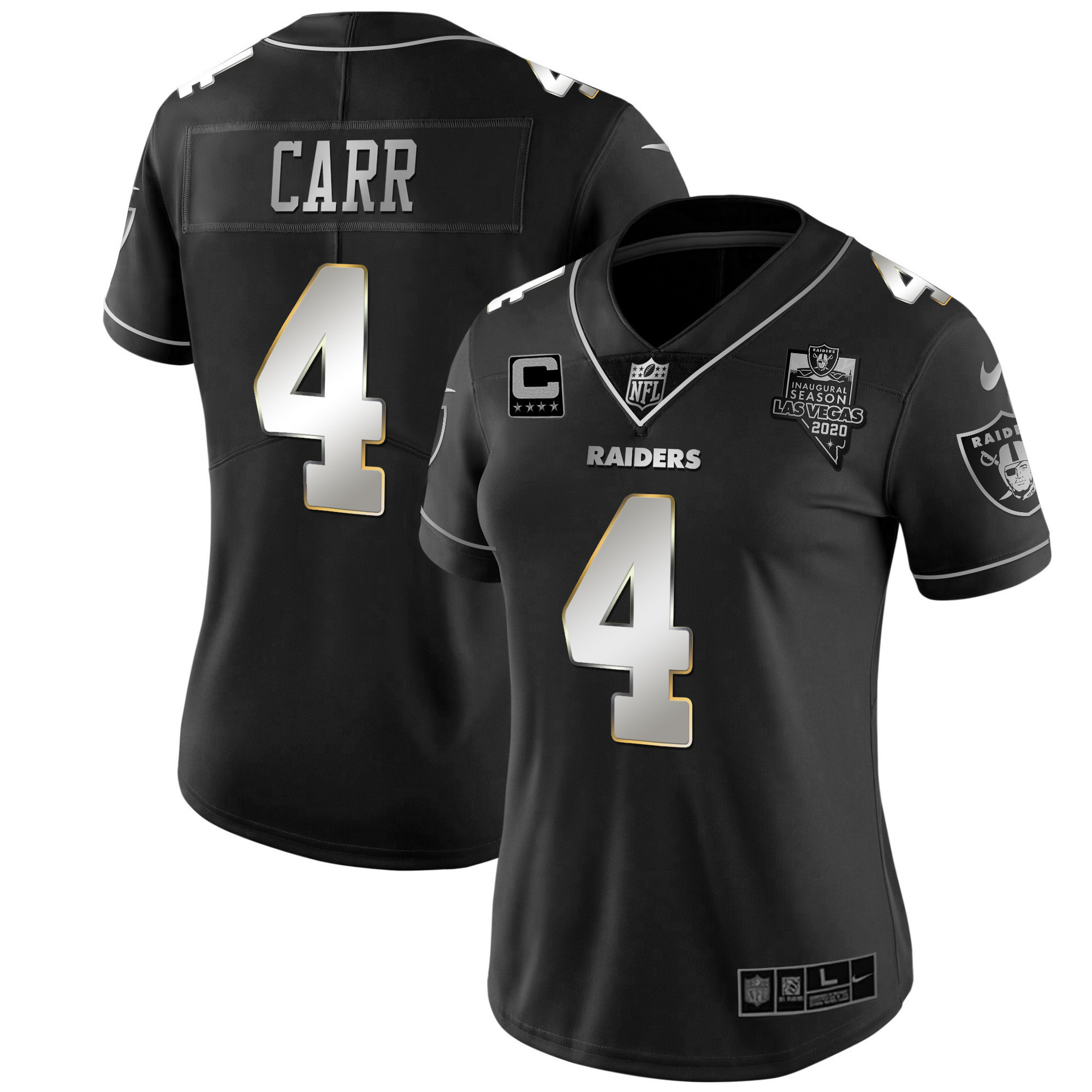 Women's Raiders Vapor Gold Jersey - All Stitched - Image 18