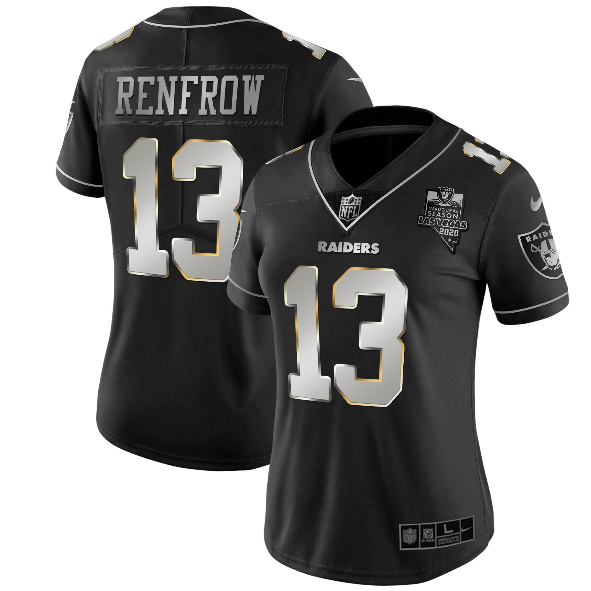 Women's Raiders Vapor Gold Jersey - All Stitched - Image 22