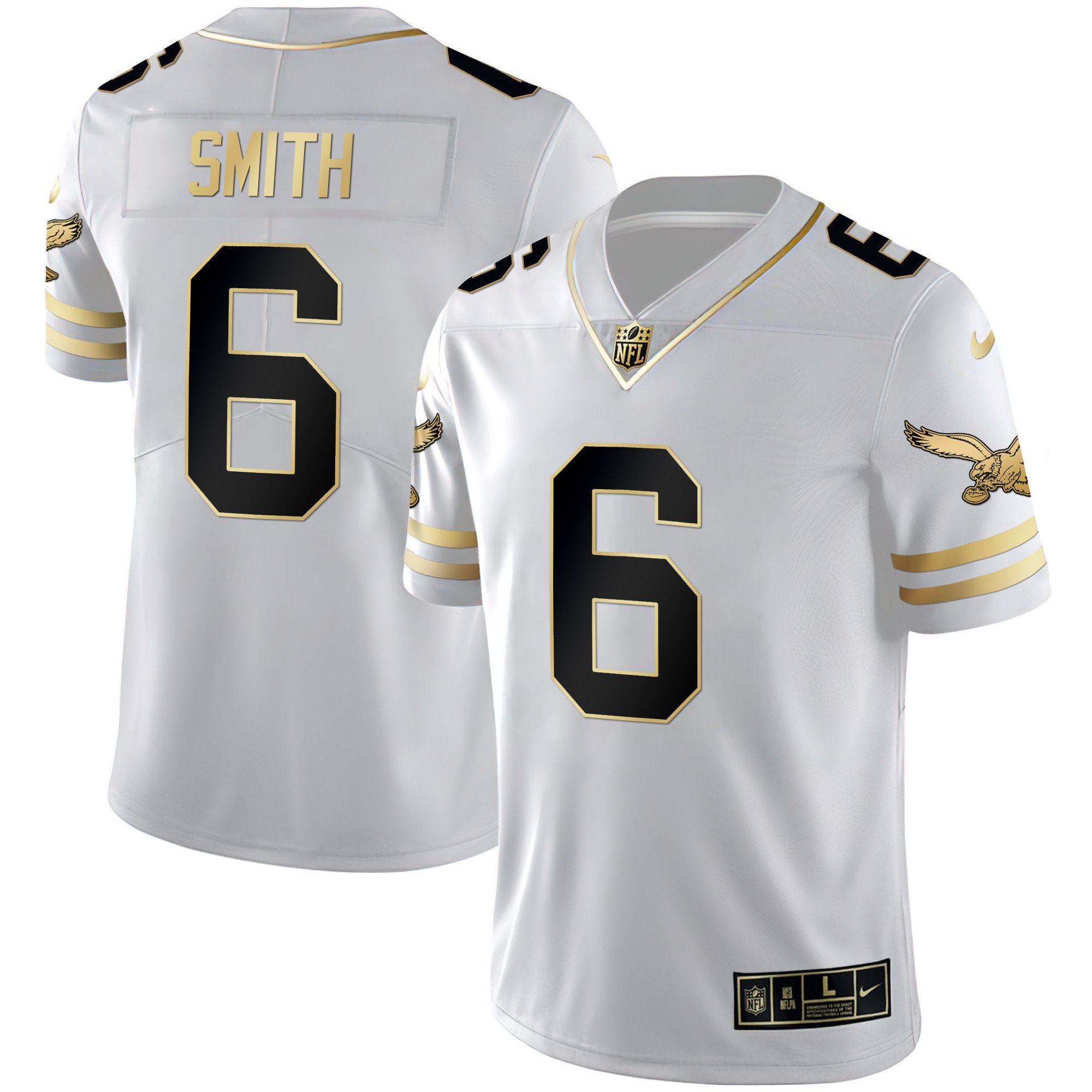 Men's Eagles Gold & Kelly Vapor Jersey V2 - All Stitched - Image 47