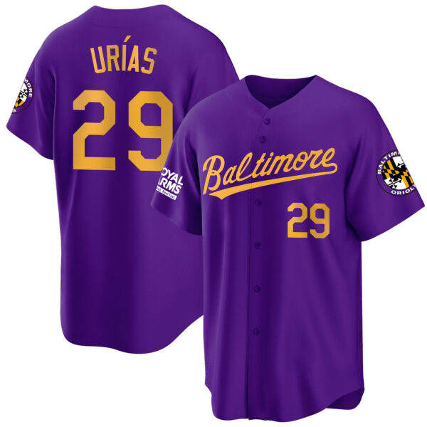 Men’s Baltimore Orioles 2023 Gold Cool Jersey – All Stitched - Image 39