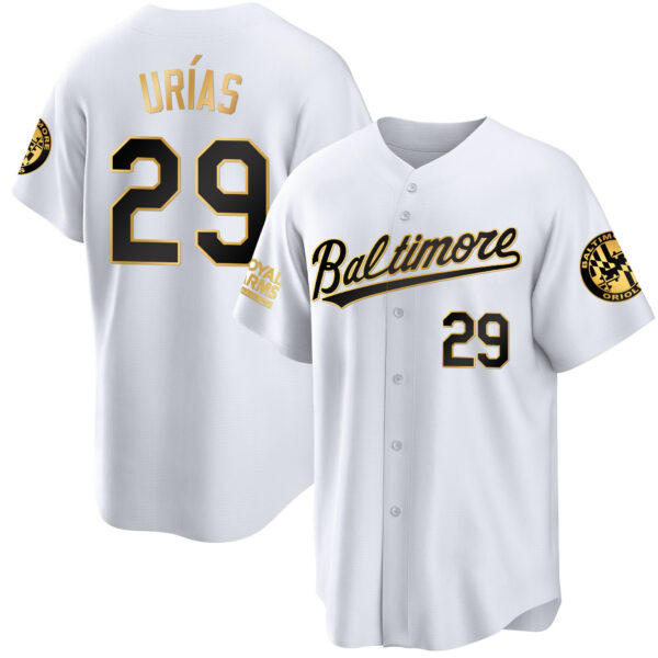 Men’s Baltimore Orioles 2023 Gold Cool Jersey – All Stitched - Image 7