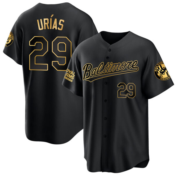 Men’s Baltimore Orioles 2023 Gold Cool Jersey – All Stitched - Image 23