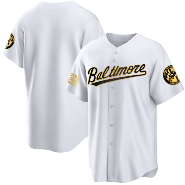 Men’s Baltimore Orioles 2023 Gold Cool Jersey – All Stitched - Image 8