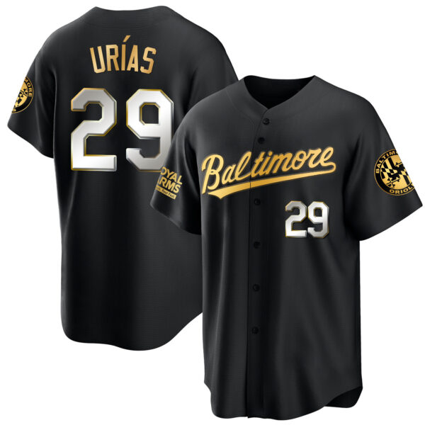 Men’s Baltimore Orioles 2023 Gold Cool Jersey – All Stitched - Image 15