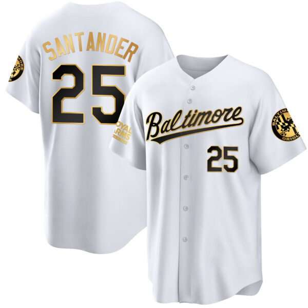 Men’s Baltimore Orioles 2023 Gold Cool Jersey – All Stitched - Image 4