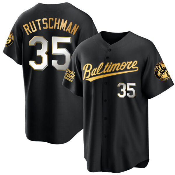 Men’s Baltimore Orioles 2023 Gold Cool Jersey – All Stitched - Image 9