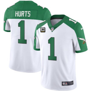 Men's Eagles Alternate Kelly Green & Gold Jersey - All Stitched