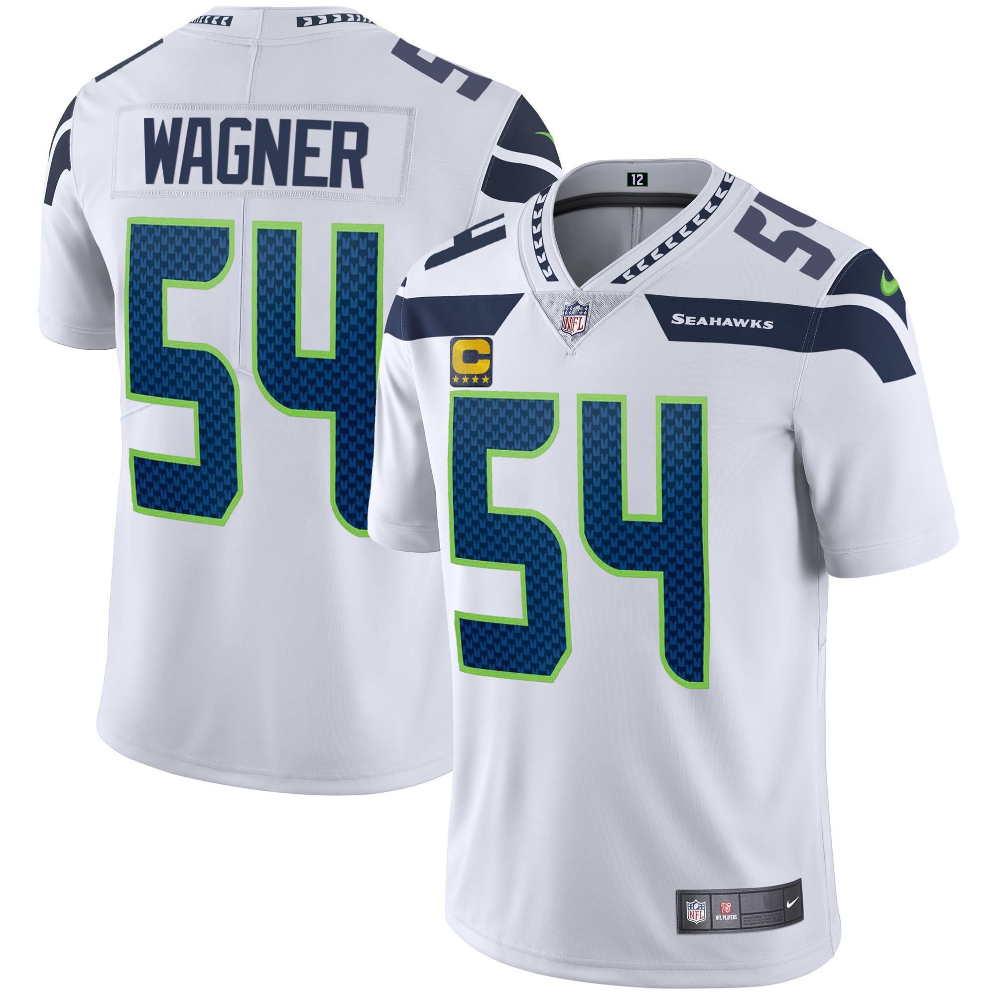 Men's Seahawks Vapor Jersey - All Stitched - Image 9