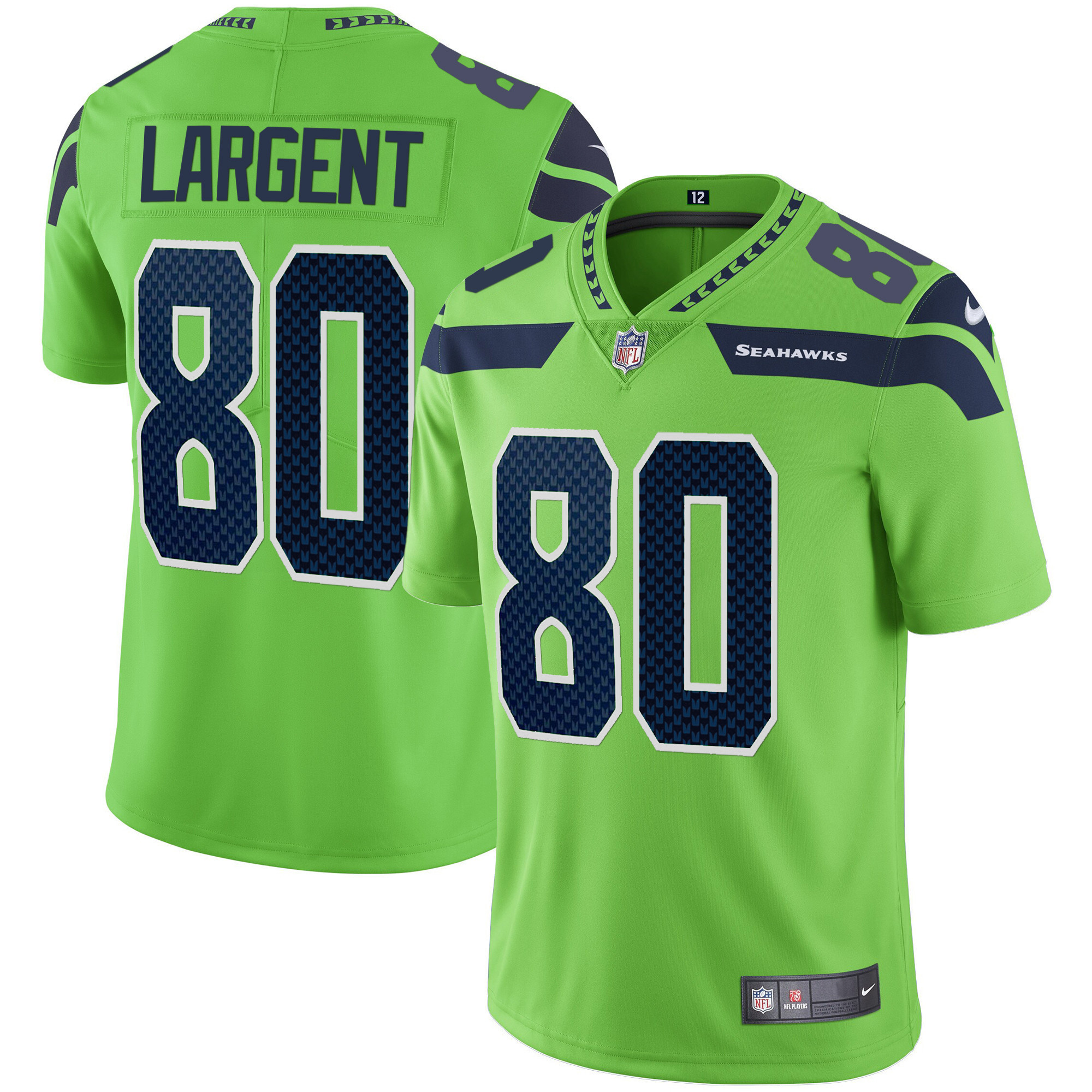 Men's Seahawks Vapor Jersey - All Stitched - Image 20