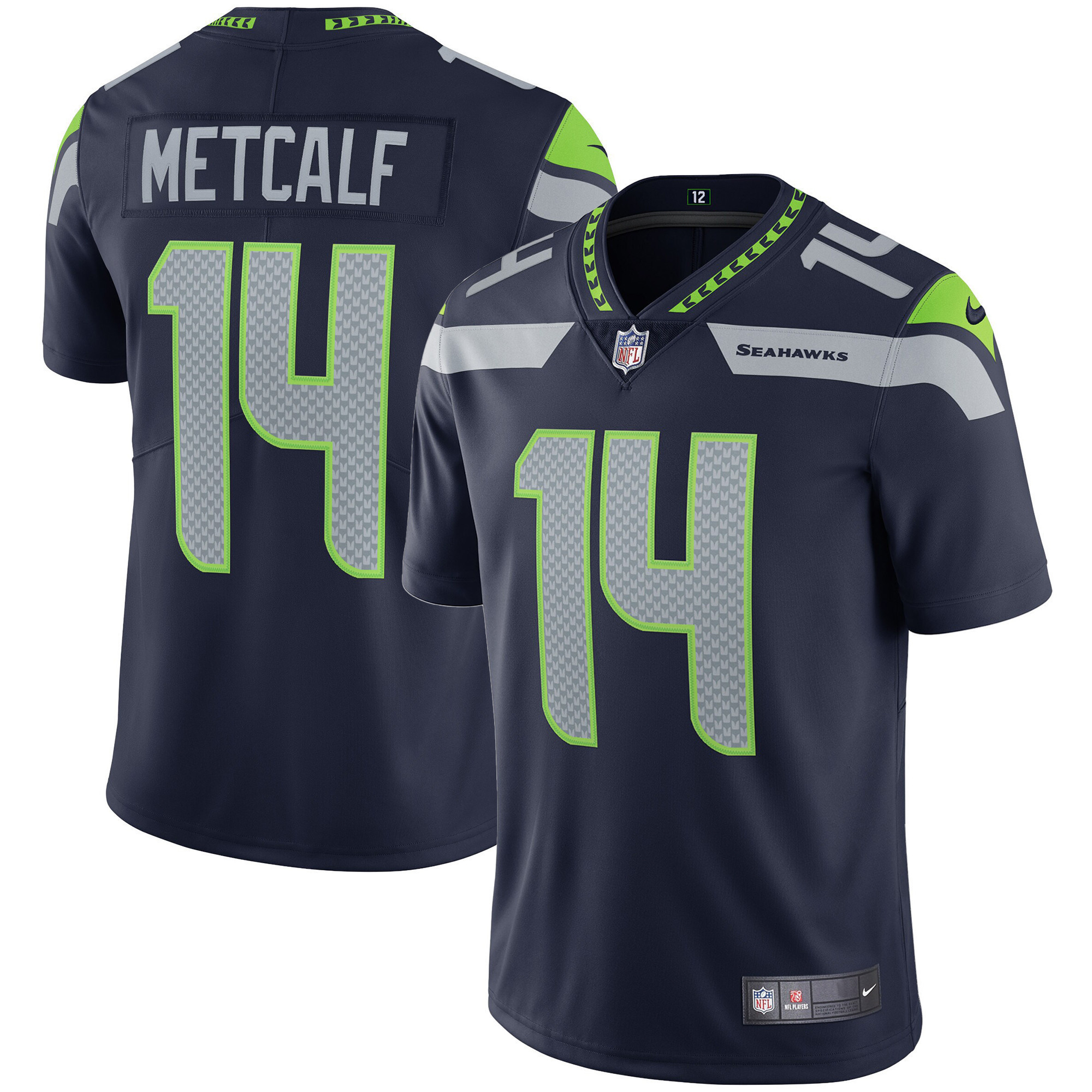 Men's Seahawks Vapor Jersey - All Stitched - Image 4