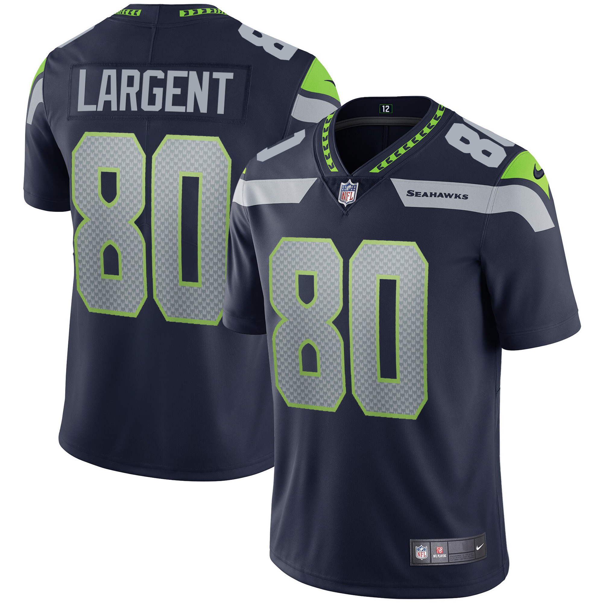 Men's Seahawks Vapor Jersey - All Stitched - Image 6