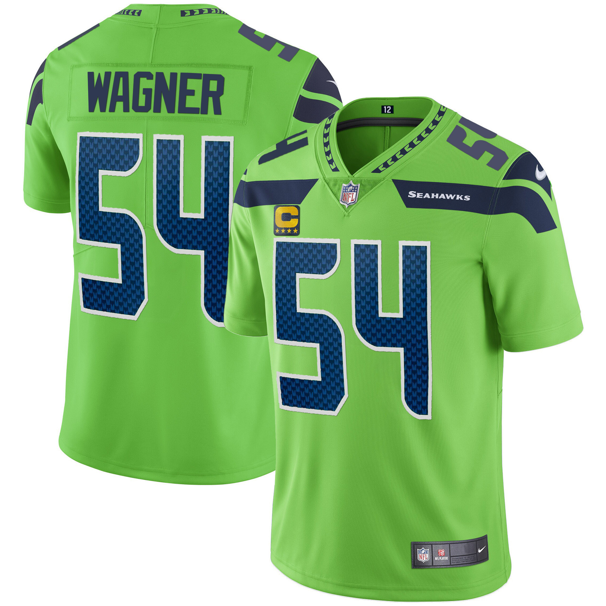 Men's Seahawks Vapor Jersey - All Stitched - Image 16