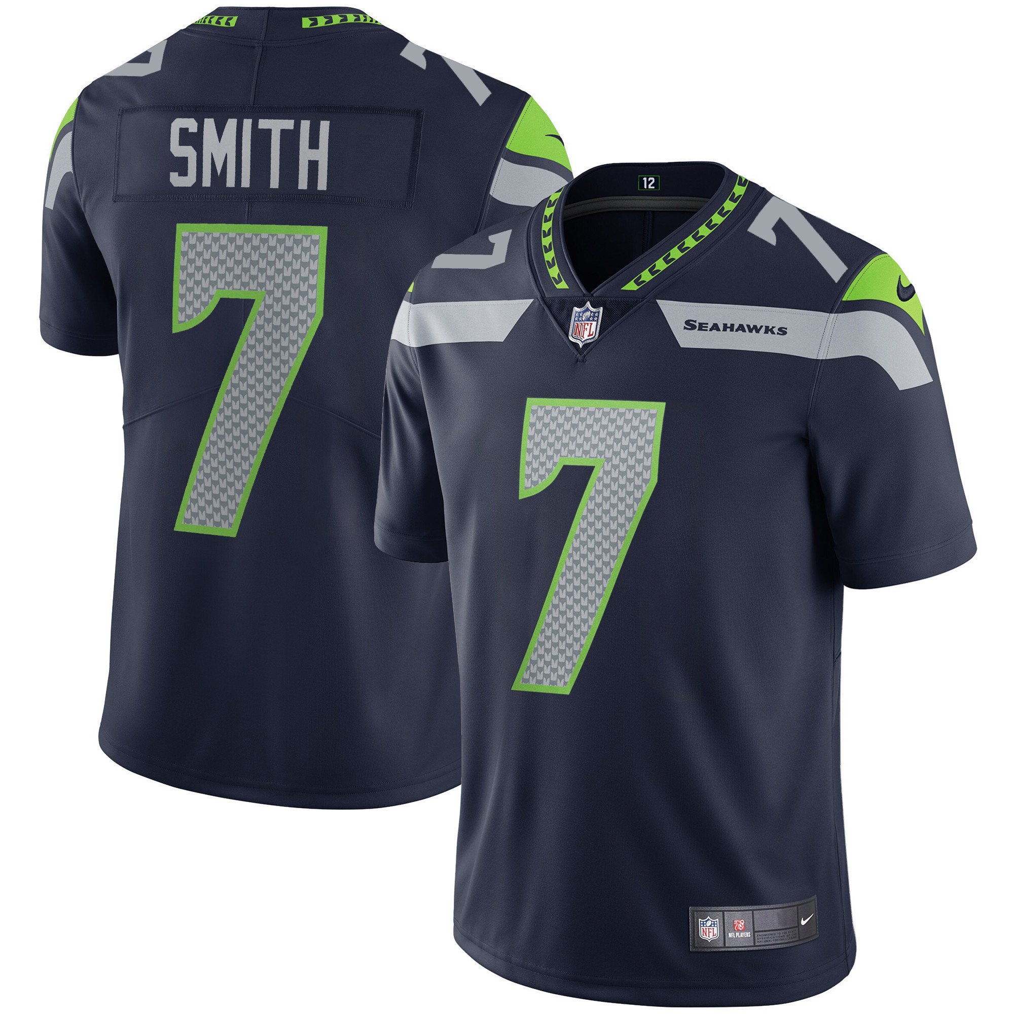 Men's Seahawks Vapor Jersey - All Stitched - Image 3
