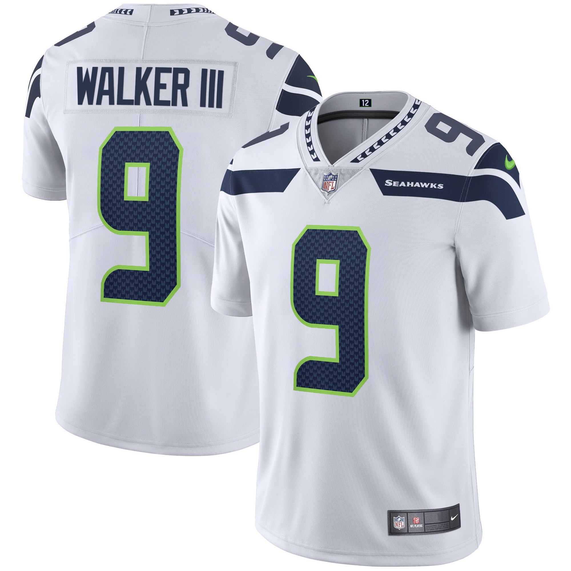 Men's Seahawks Vapor Jersey - All Stitched - Image 12