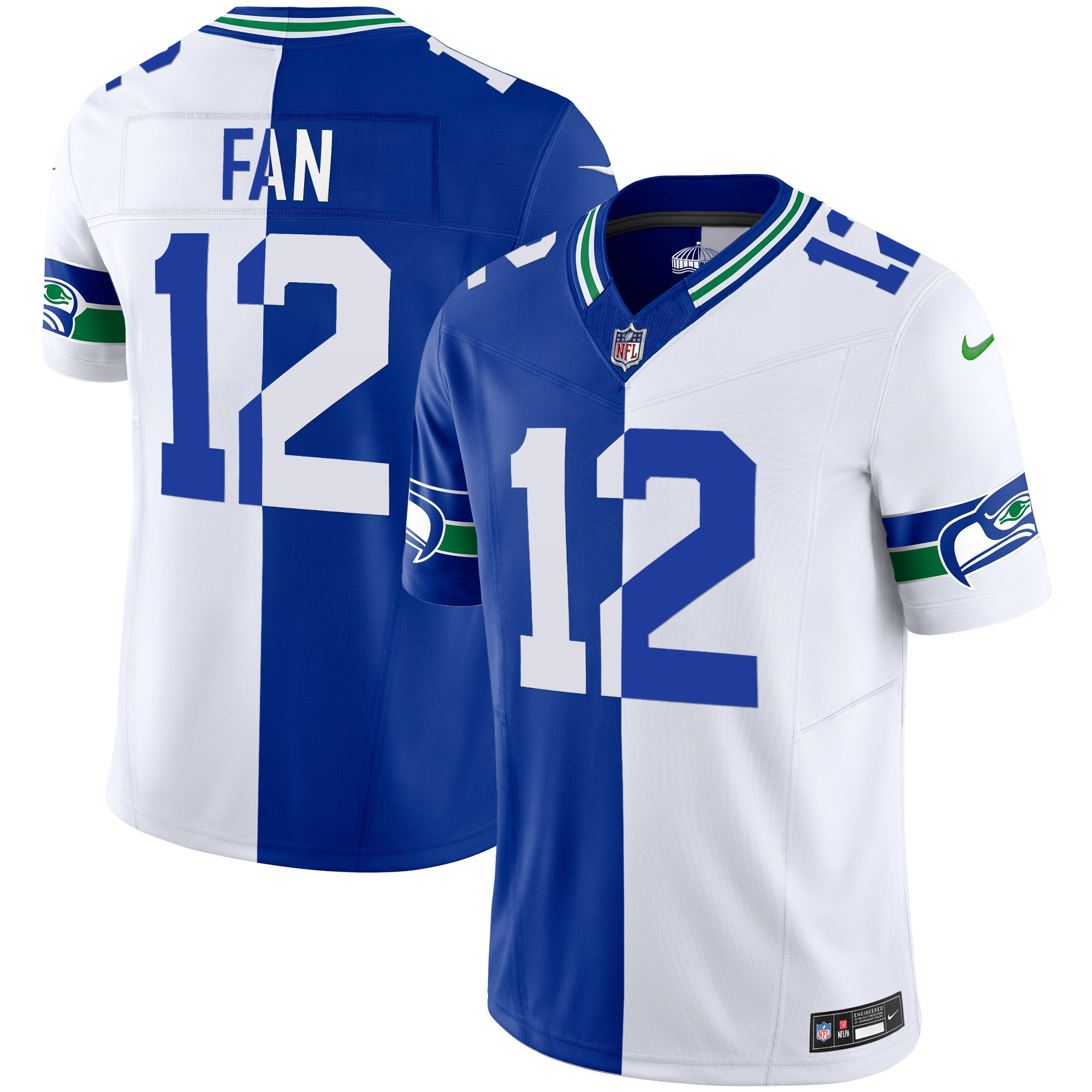 Men's Seahawks Throwback Vapor Limited Jersey - All Stitched - Image 35