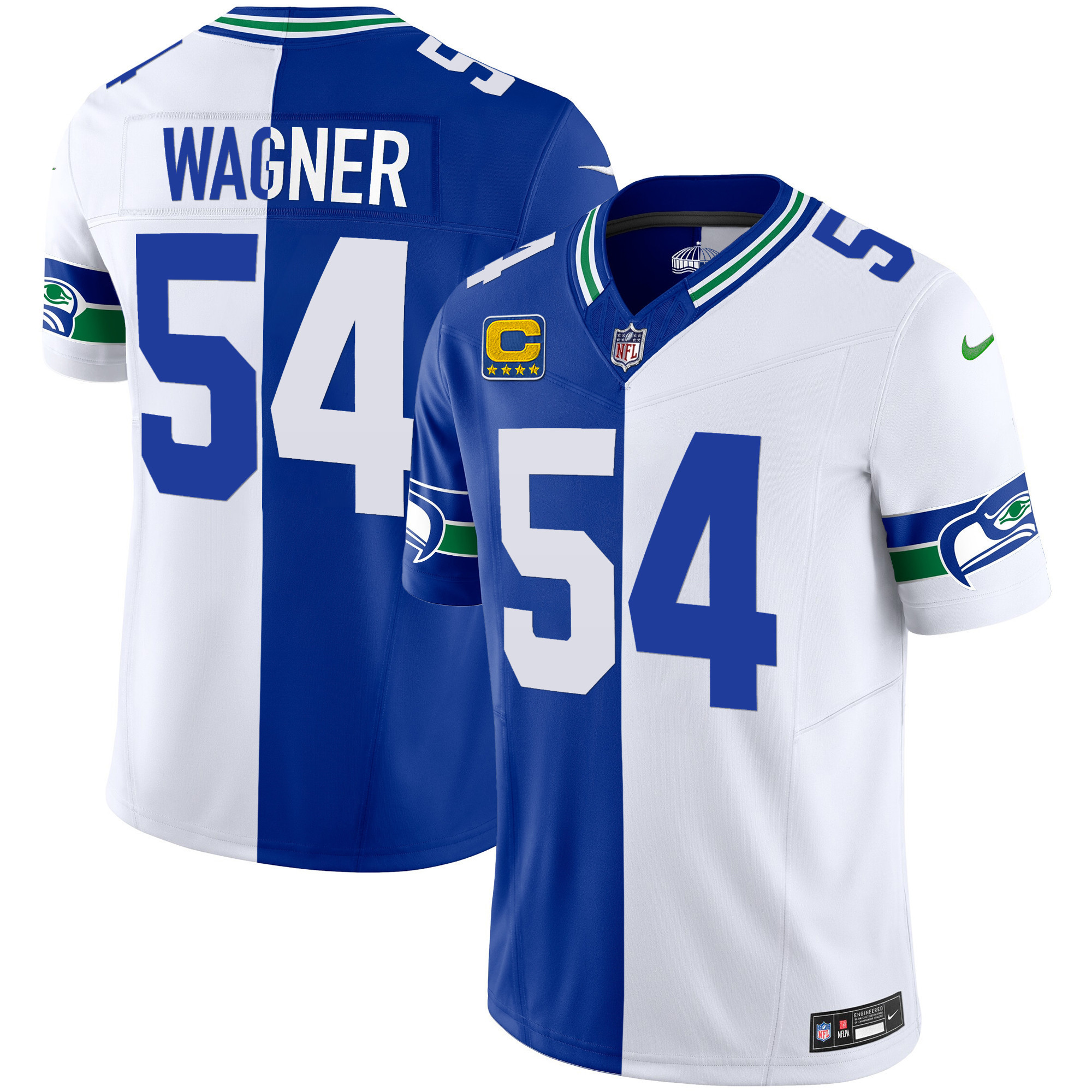 Men's Seahawks Throwback Vapor Limited Jersey - All Stitched - Image 30