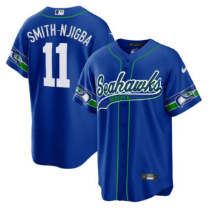 Men's Seahawks Throwback & Gold Cool Base Jersey - All Stitched
