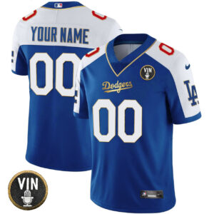 Los Angeles Dodgers 2023 Vapor Royal Gold Custom Jersey - All Stitched