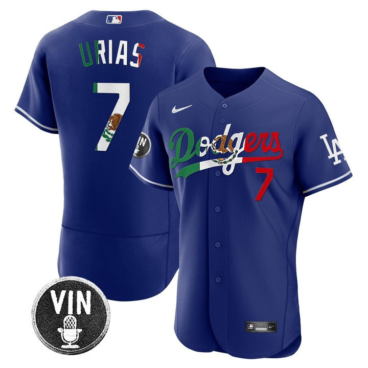 Men's Dodgers Mexico Special Jersey - All Stitched - Image 3