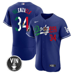 Men's Dodgers Mexico Special Jersey - All Stitched